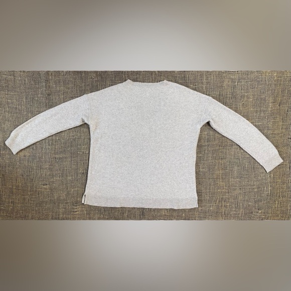 Joie Light Gray V-neck Sweater, Size S, Wool/Cashmere/Polyester, So Soft - Picture 6 of 6